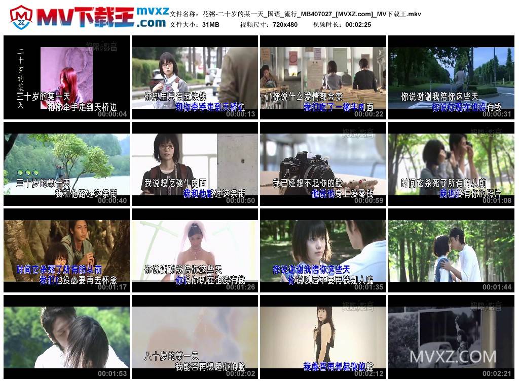 花粥-二十岁的某一天_国语_流行_MB407027